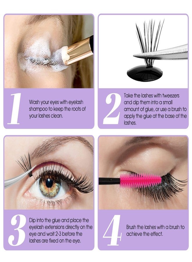 WENDY LASHES Lash Glue for DIY Eyelash Extension: Wendy, for Using at Home, 2-3 Sec Fast Drying, Strong Hold, Black, 5ml, X3 - Image 5
